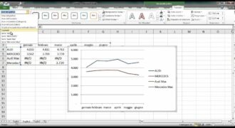 Come visualizzare le etichette di un grafico excel