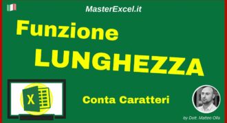 Come contare I caratteri in una cella di excel