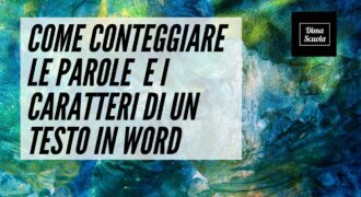 Come si fa a calcolare le battute in word