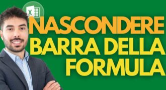 Come inserire la barra della formula in excel