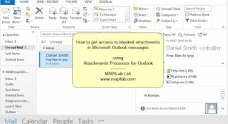 Come sbloccare gli allegati di outlook