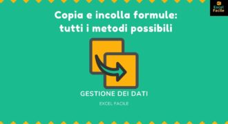 Come si fa copia e incolla su excel