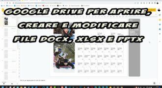 Come trasferire un documento word su foglio excel drive