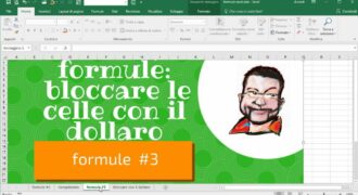 Come bloccare un valore in una formula excel