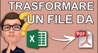 Come trasformare un file excel con più fogli in pdf