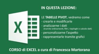 Come creare una tabella pivot excel