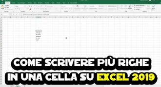 Come scrivere 2 alla seconda su excel