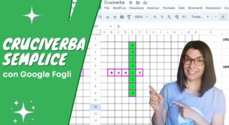 Come creare un cruciverba con excel