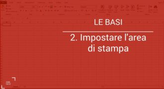 Come stampare celle selezionate su excel