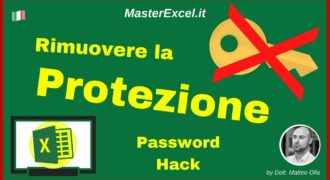 Come togliere la password da un file excel