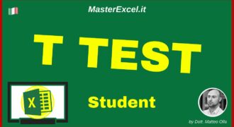 Come fare un t test con excel