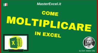 Come moltiplicare una colonna in excel